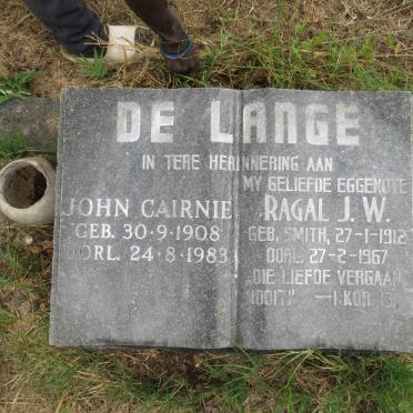 LANGE John Cairnie, de 1908-1983 & Ragal J.W. SMITH 1912-1967