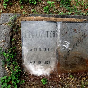 LOTTER J.M. 1913-1972