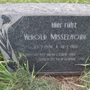 MISSELHORN Herold 1928-1950