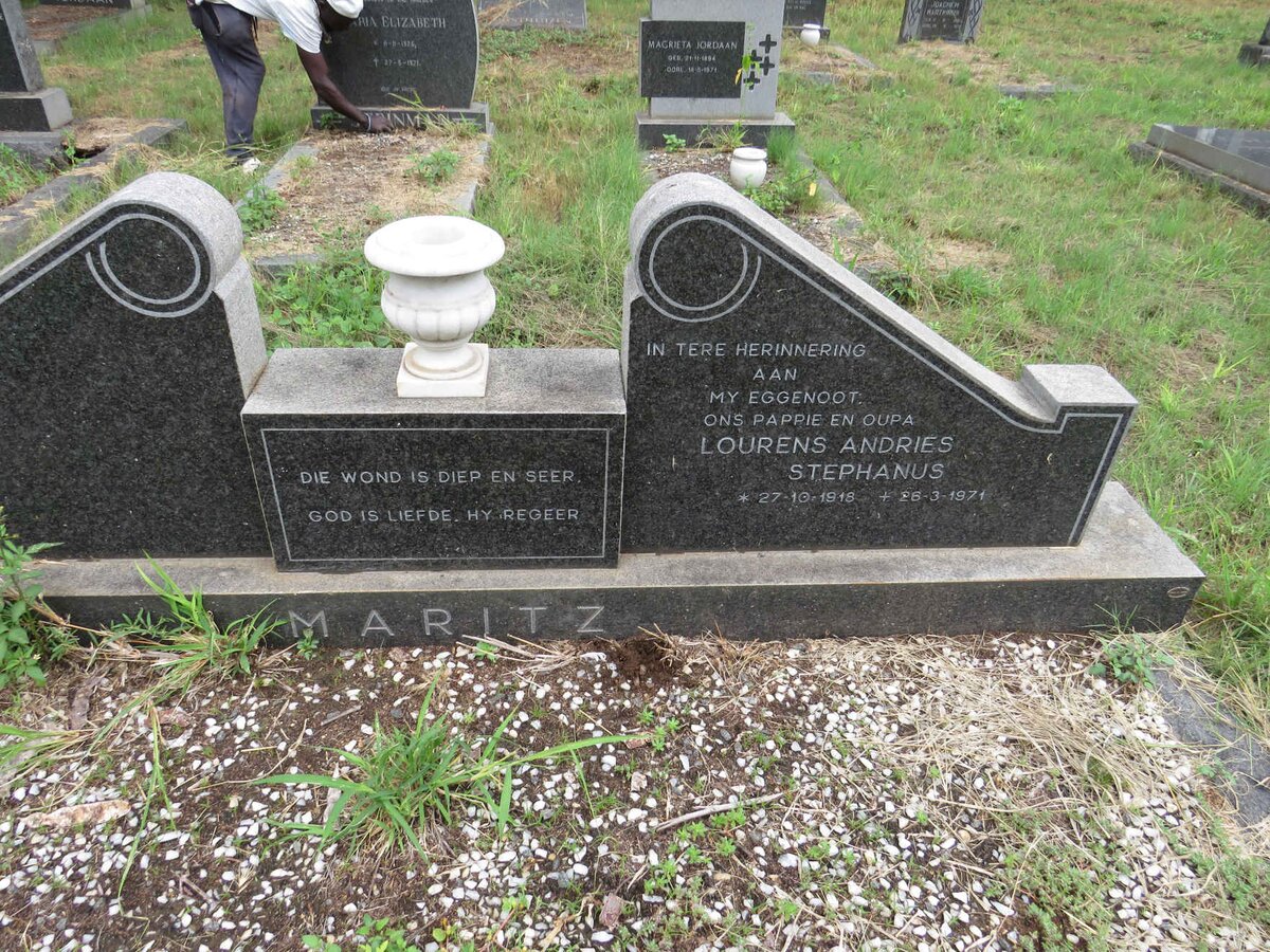 MARITZ Lourens Andries Stephanus 1918-1971