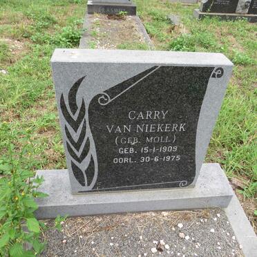 NIEKERK Carry, van nee MOLL 1903-1975