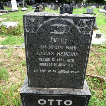 OTTO Josias Hendrik 1879-1961