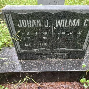 PELSER Johan J. 1940-1996 & Wilma C. 1941-