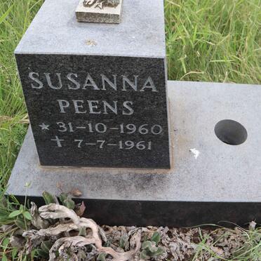PEENS Susanna 1960-1961