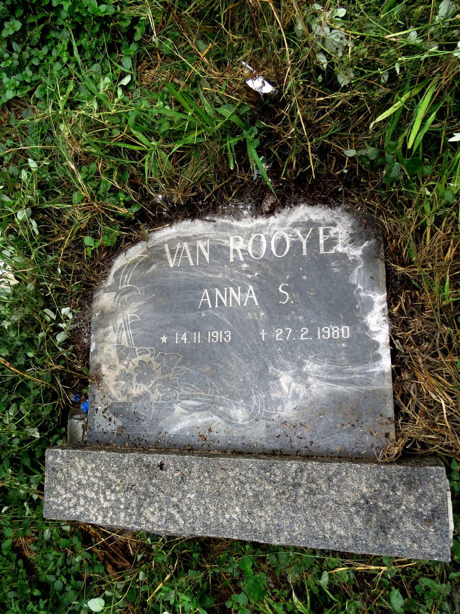 ROOYEN Anna S., van 1913-1980