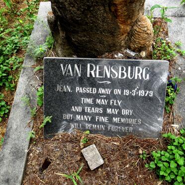 RENSBURG Jean, van -1979