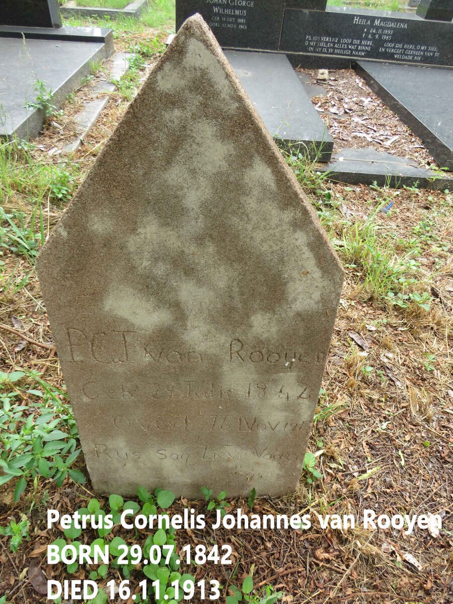 ROOYEN P.C.T., van 1842-1913