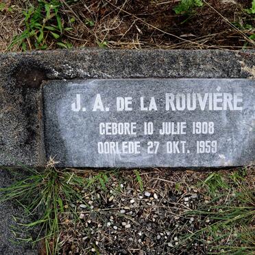 ROUVIERE J.A., de la 1908-1959