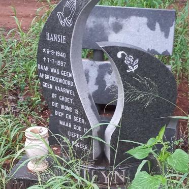 STEYN Hansie 1940-1997