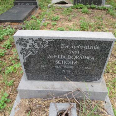 SCHOLTZ Aletta Dorathea 1908-2005