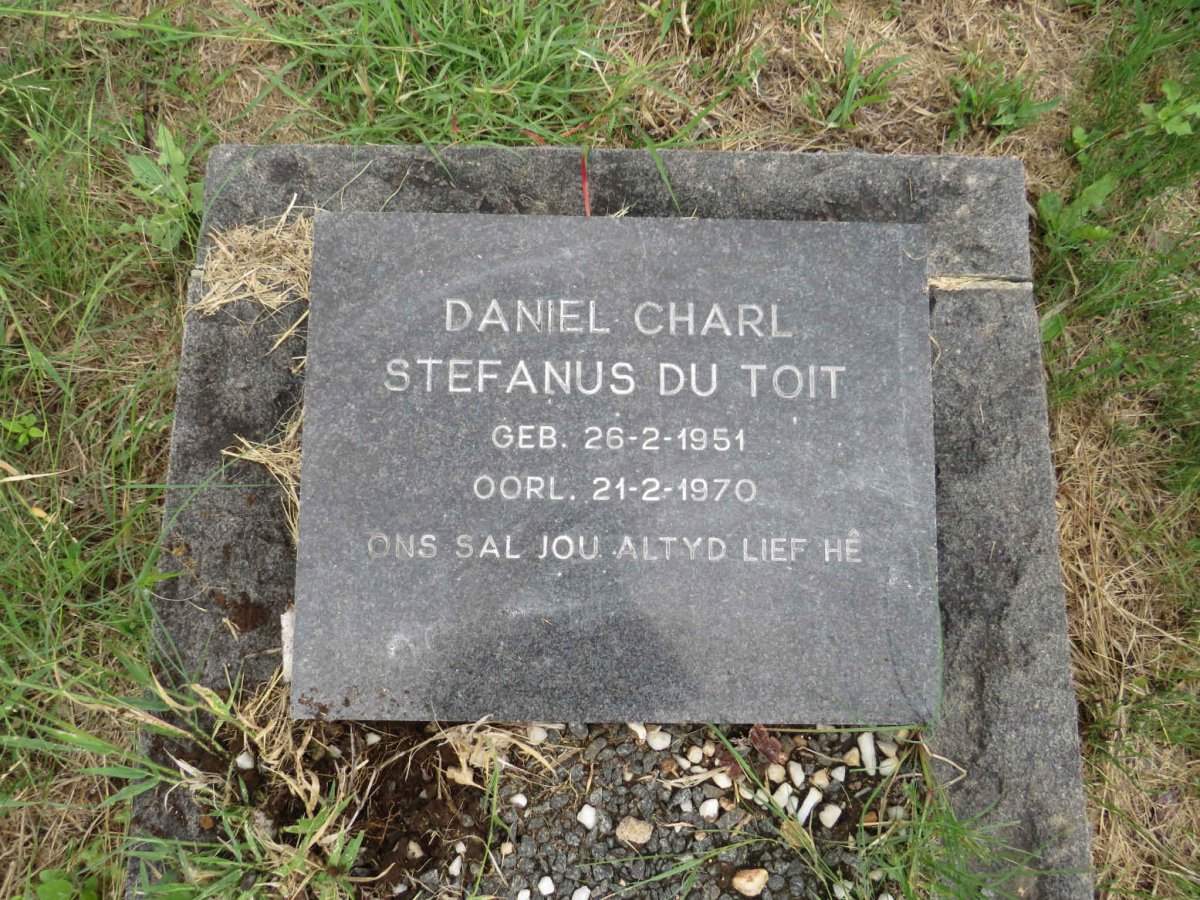TOIT Daniel Charl Stefanus, du 1951-1970