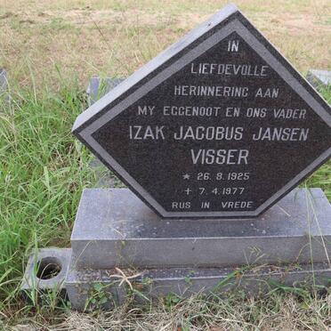 VISSER Izak Jacobus Jansen 1925-1977