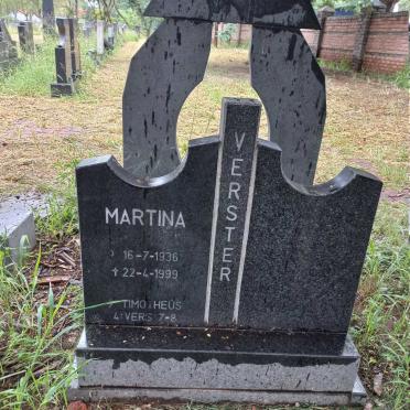 VERSTER Martina 1936-1999