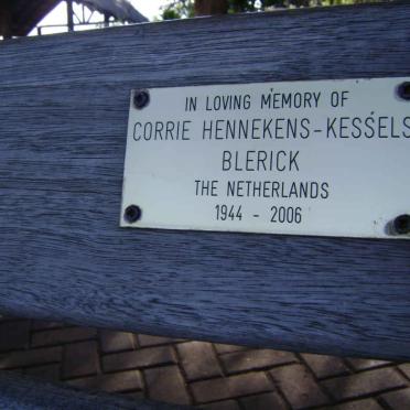 BLERICK Corrie Hennekens-Kessels 1944-2006