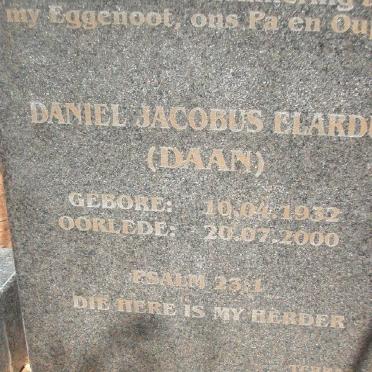 ERASMUS Daniel Jacobus Elardus 1932-2000