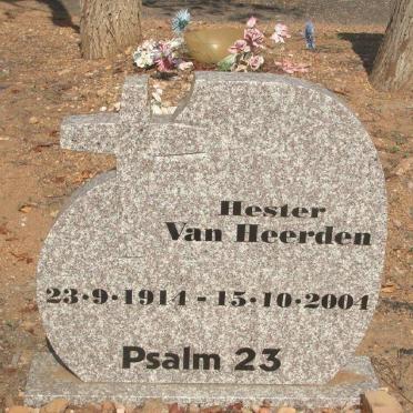 HEERDEN Hester, van 1914-2004