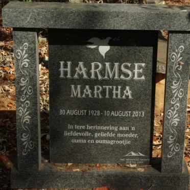 HARMSE Martha 1928-2013