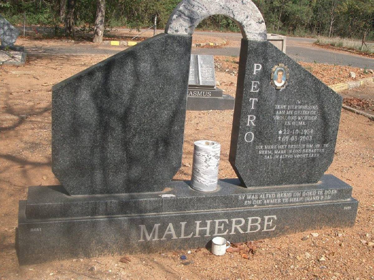 MALHERBE Petro 1954-2003