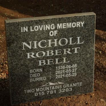 NICHOLL Robert Bell 1936-2021