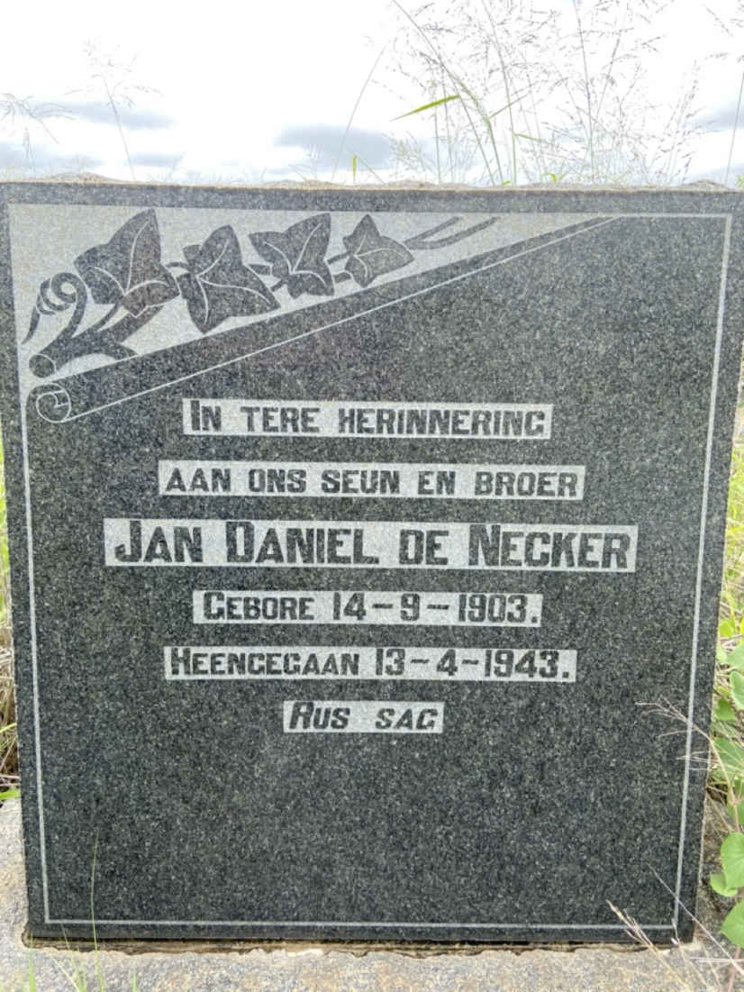 NECKER Jan Daniel, de 1903-1943