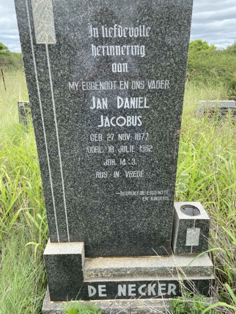 NECKER Jan Daniel Jacobus, de 1877-1962