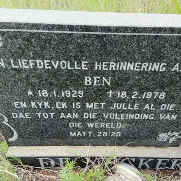 NECKER Ben, de 1929-1978