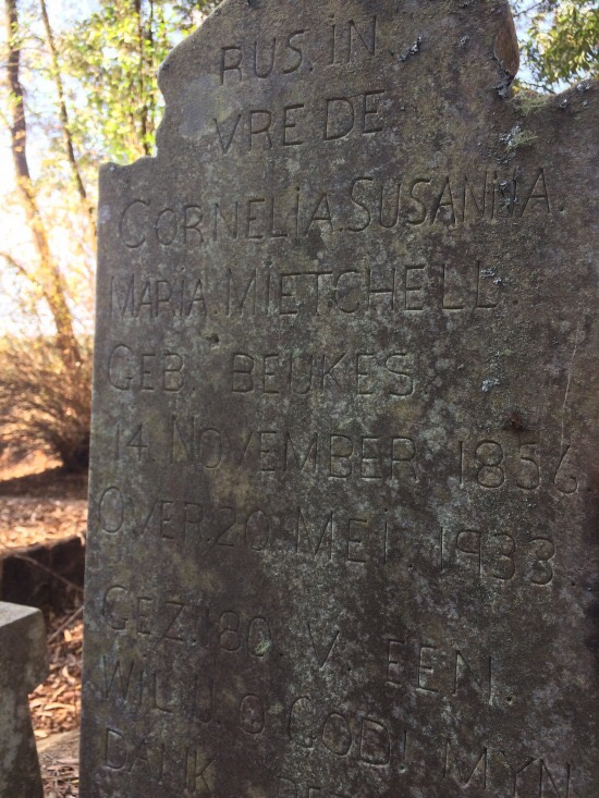 MIETCHELL Cornelia Susanna Maria nee BEUKES 1856-1933