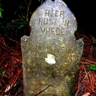 BEZUIDENHOUT Anna Franciena 1925-1927