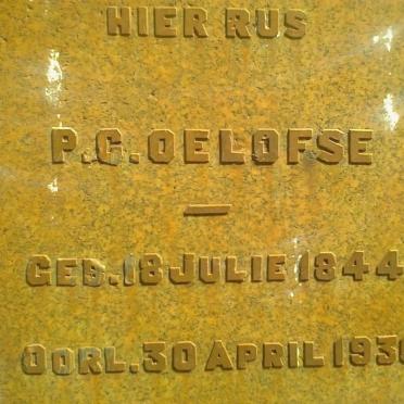 OELOFSE P.C. 1844-1930