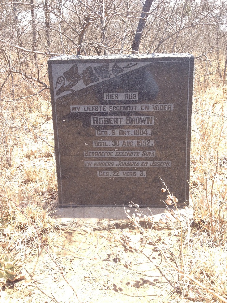 BROWN Robert 1904-1952