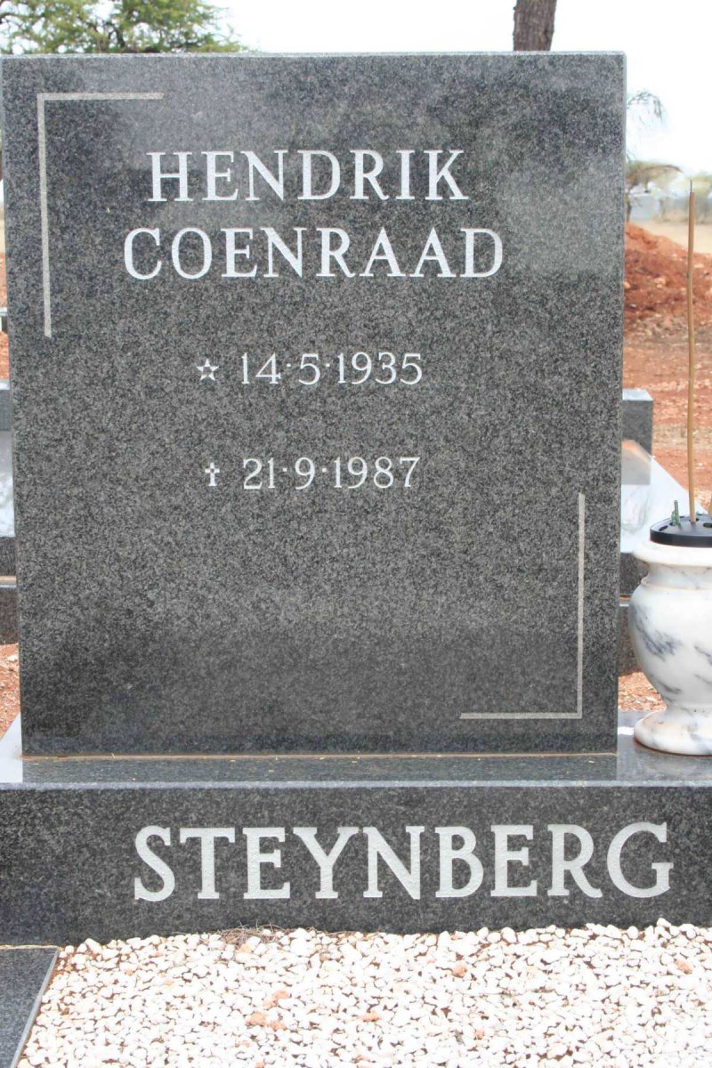 STEYNBERG Hendrik Coenraad 1935-1987