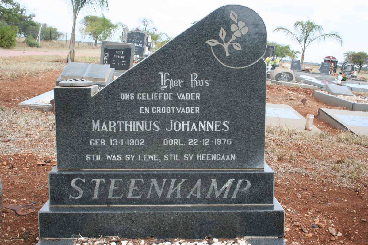 STEENKAMP Marthinus Johannes 1902-1976