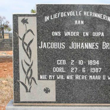 BRITZ Jacobus Johannes 1894-1987