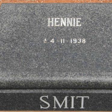 SMIT Hennie 1938-