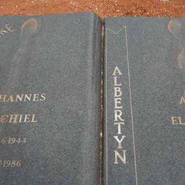 ALBERTYN Johannes Machiel 1944-1986 &amp; Alida Elizabeth 1946-