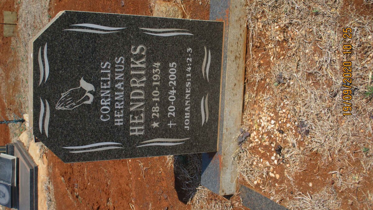 HENDRIKS Cornelis Hermanus 1934-2005