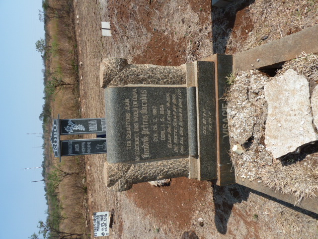 VISAGIE Hendrik Petrus Jacobus 1887-1964