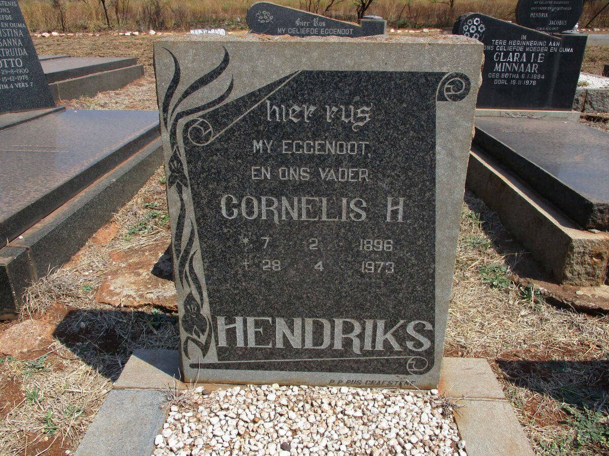 HENDRIKS Cornelis H. 1896-1973
