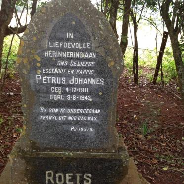 ROETS Petrus Johannes 1911-1943