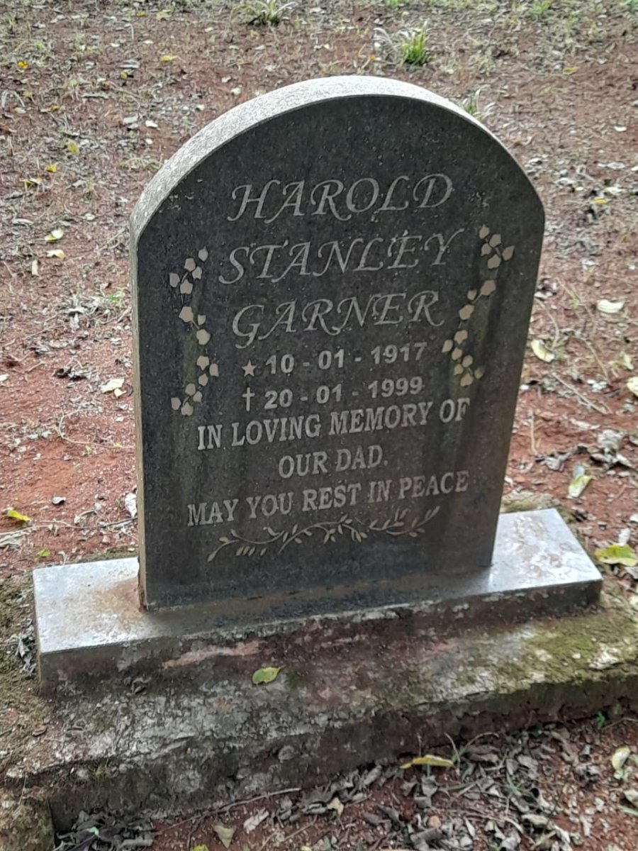 GARNER Harold Stanley 1917-1999