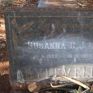 BYLEVELD Susanna C.J.M. 1893-1960