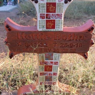 BOTHA Hettie 1932-2018