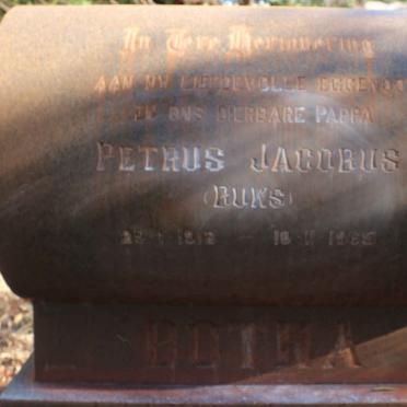 BOTHA Petrus Jacobus 191?-1965