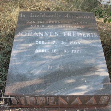 DIPPENAAR Johannes Frederik 1908-1971