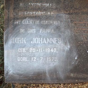 ERASMUS Dirk Johannes 1940-1973