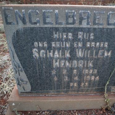 ENGELBRECHT Schalk Willem Hendrik 1923-1984