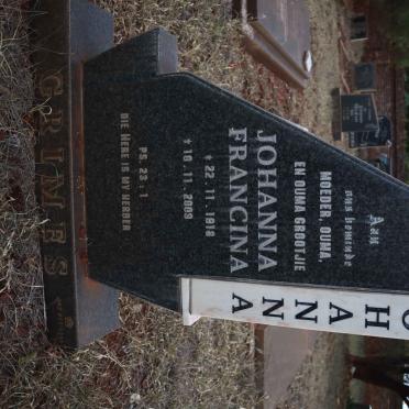 GRIMES William Spencer 1916-1985 &amp; Johanna Francina 1918-2009