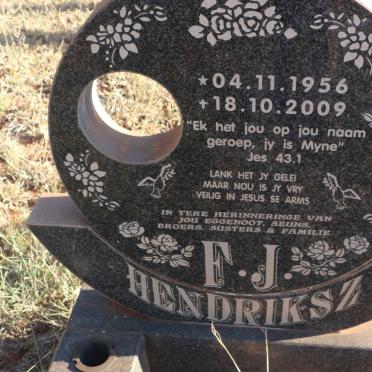 HENDRIKSZ F.J. 1956-2009