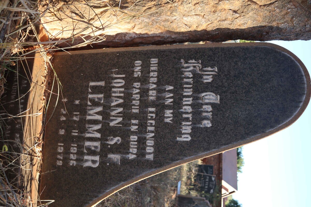 LEMMER Johan S.F. 1926-1979