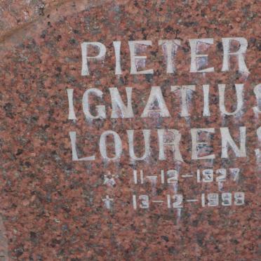 LOURENS Pieter Ignatius 1927-1999